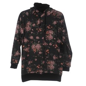 ARSNL Men's Ninja Floral Print Scarf Pullover Hooded Sweater XSmall NWT